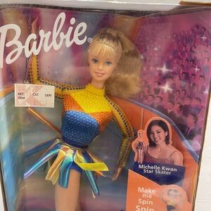 Mattel Barbie Star Skater Michelle Kwan New Box VTG Special Edition Olympics 02